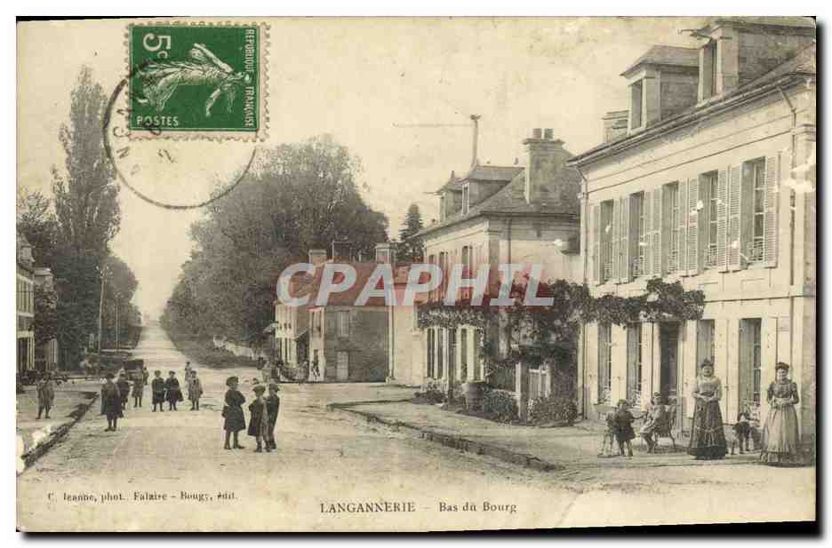 CPA Langannerie Bas du Bourg