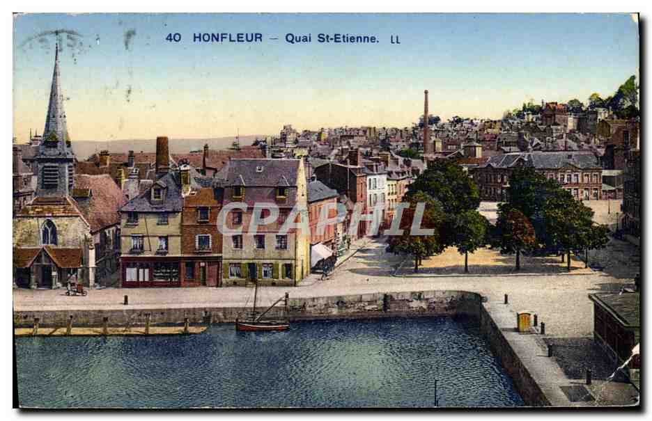 Honfleur — Quai Saint-Etienne — LL n°40
