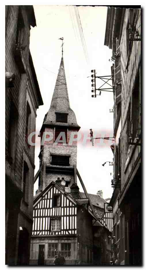 Honfleur — rue des Lingots et clocher Sainte-Catherine — Édition « La Cigogne »