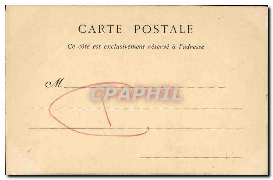 CPA Honfleur Vieilles Maisons du Quai de la Quarantaine Cafe de la Reunion Tabac — Rückseite