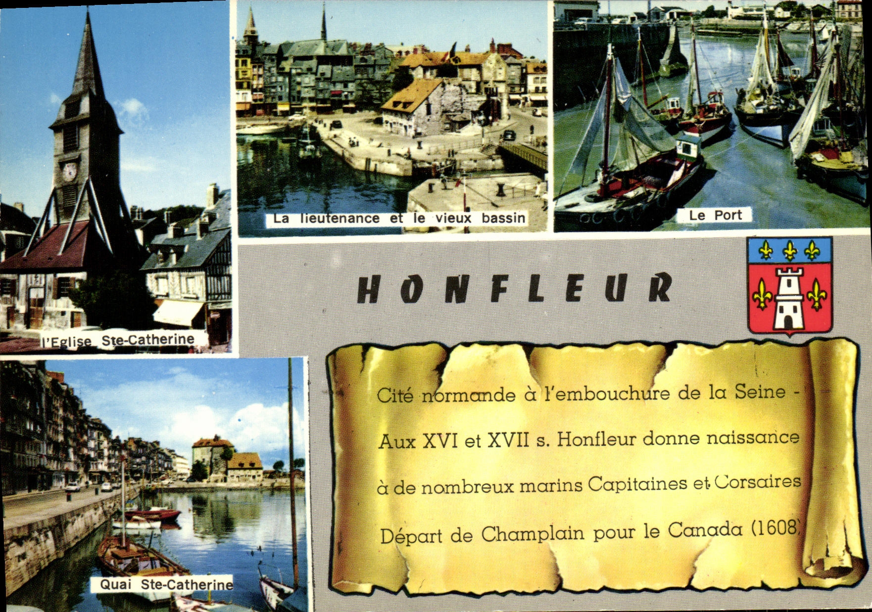 Honfleur — Cité normande à l'embouchure de la Seine — éditeur ARTAUD Frères, Nantes