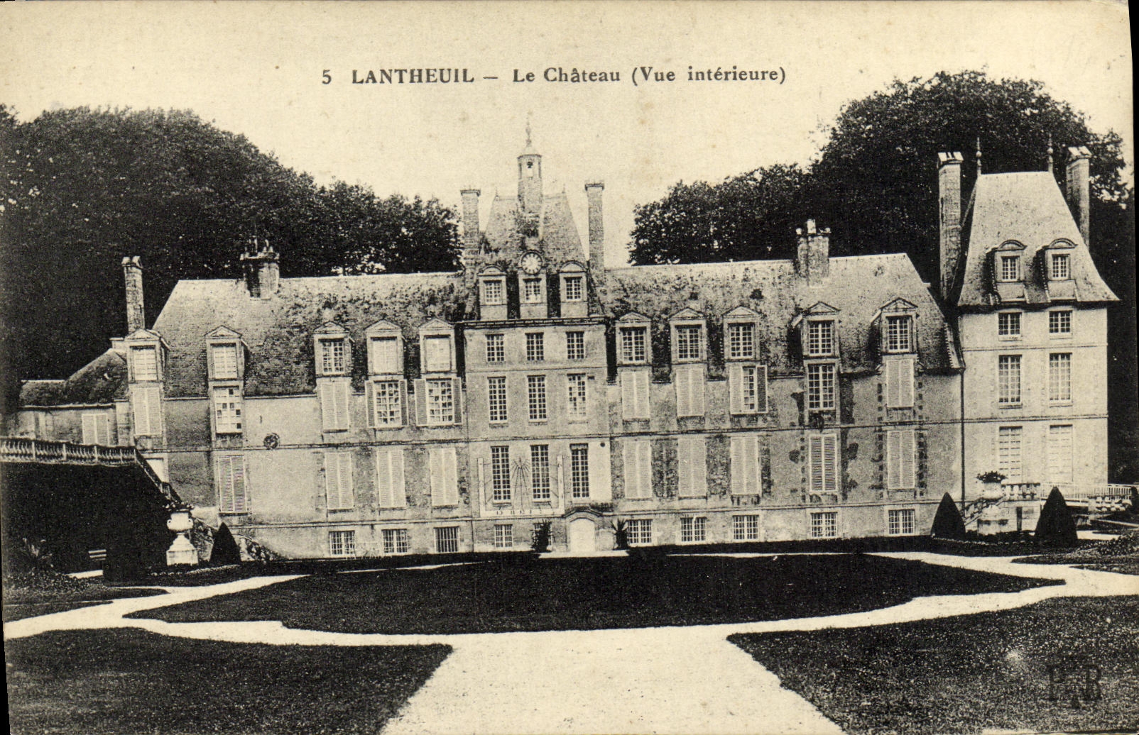 CPA Lantheuil Le Chateau - Recto