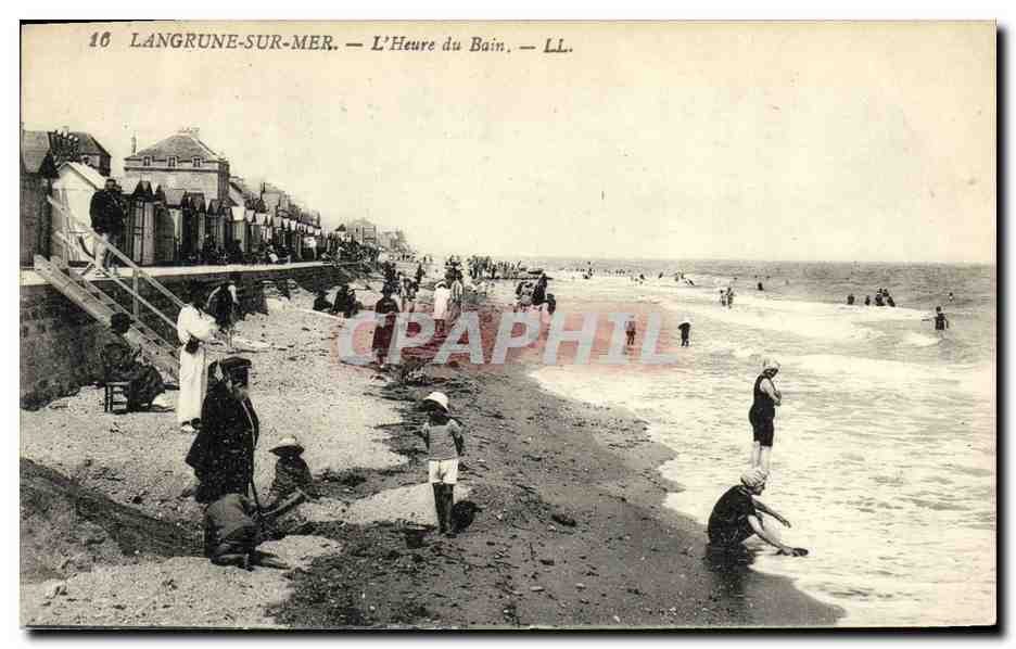 Langrune-sur-Mer — L'Heure du Bain — LL. N°16