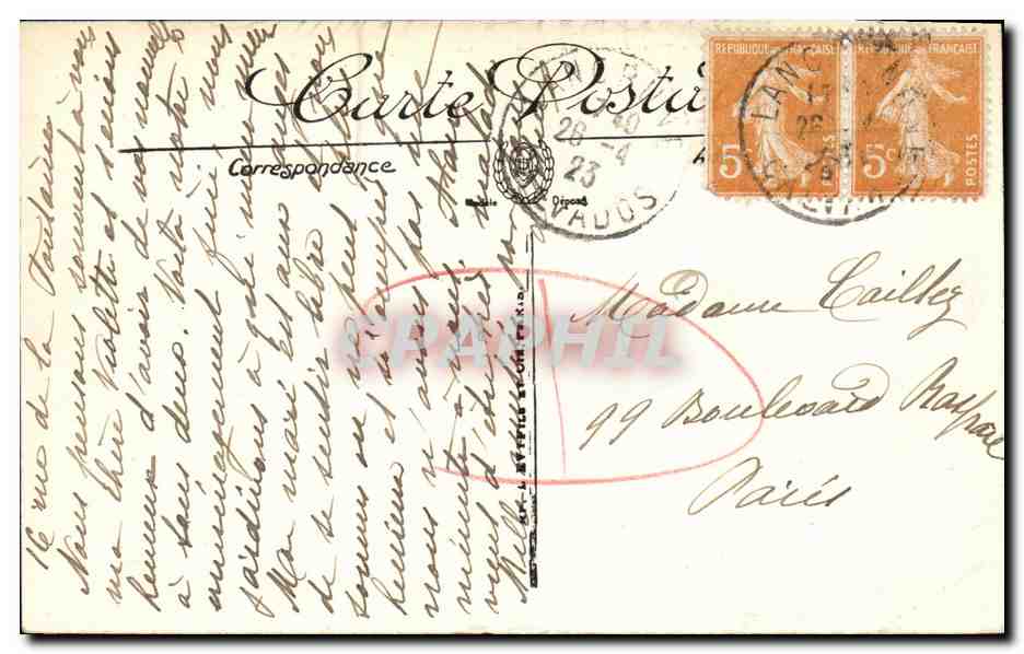 Langrune-sur-Mer — L'Heure du Bain — LL. N°16 — Reverso