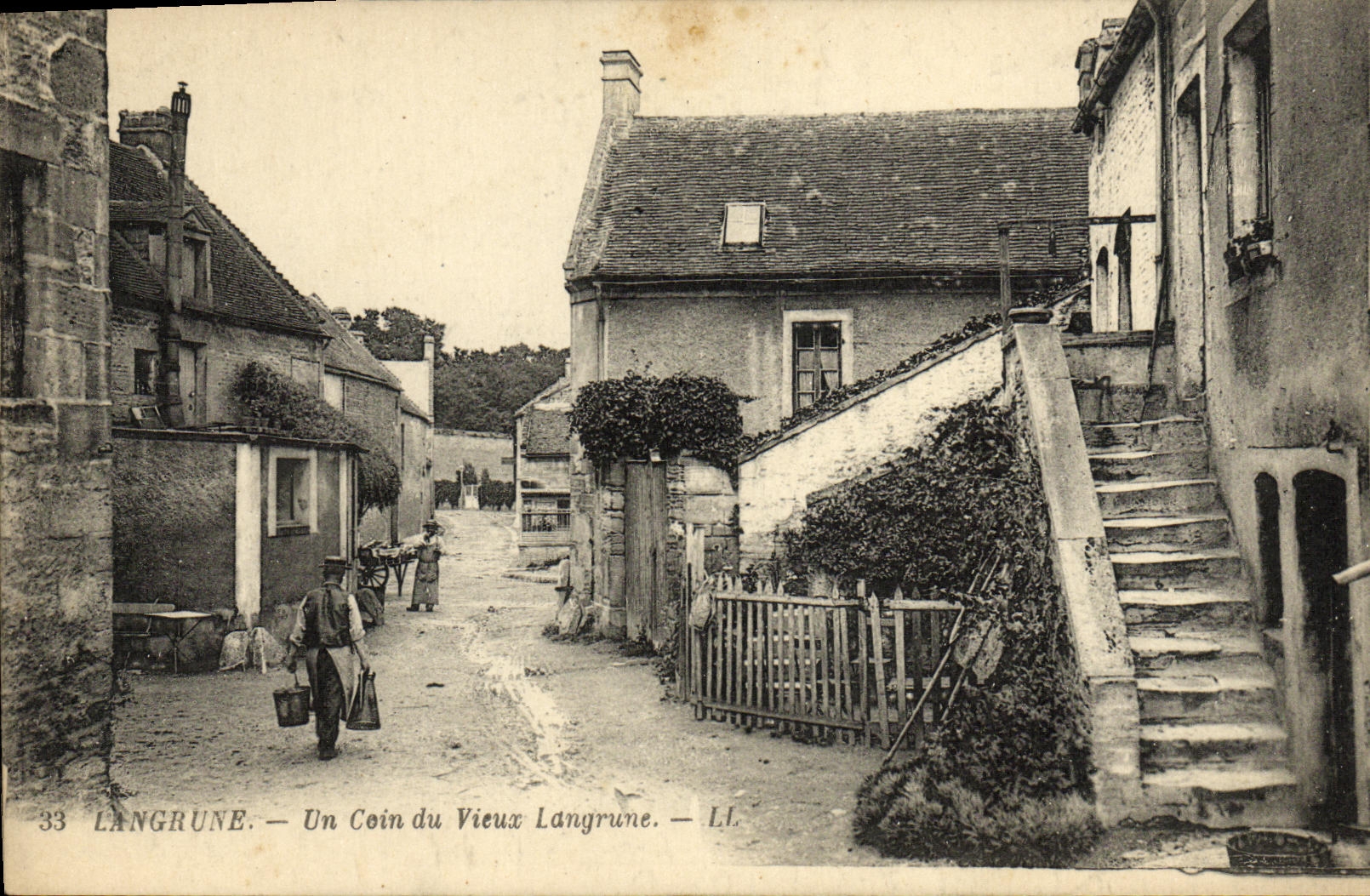 CPA Langrune Un Coin du Vieux 