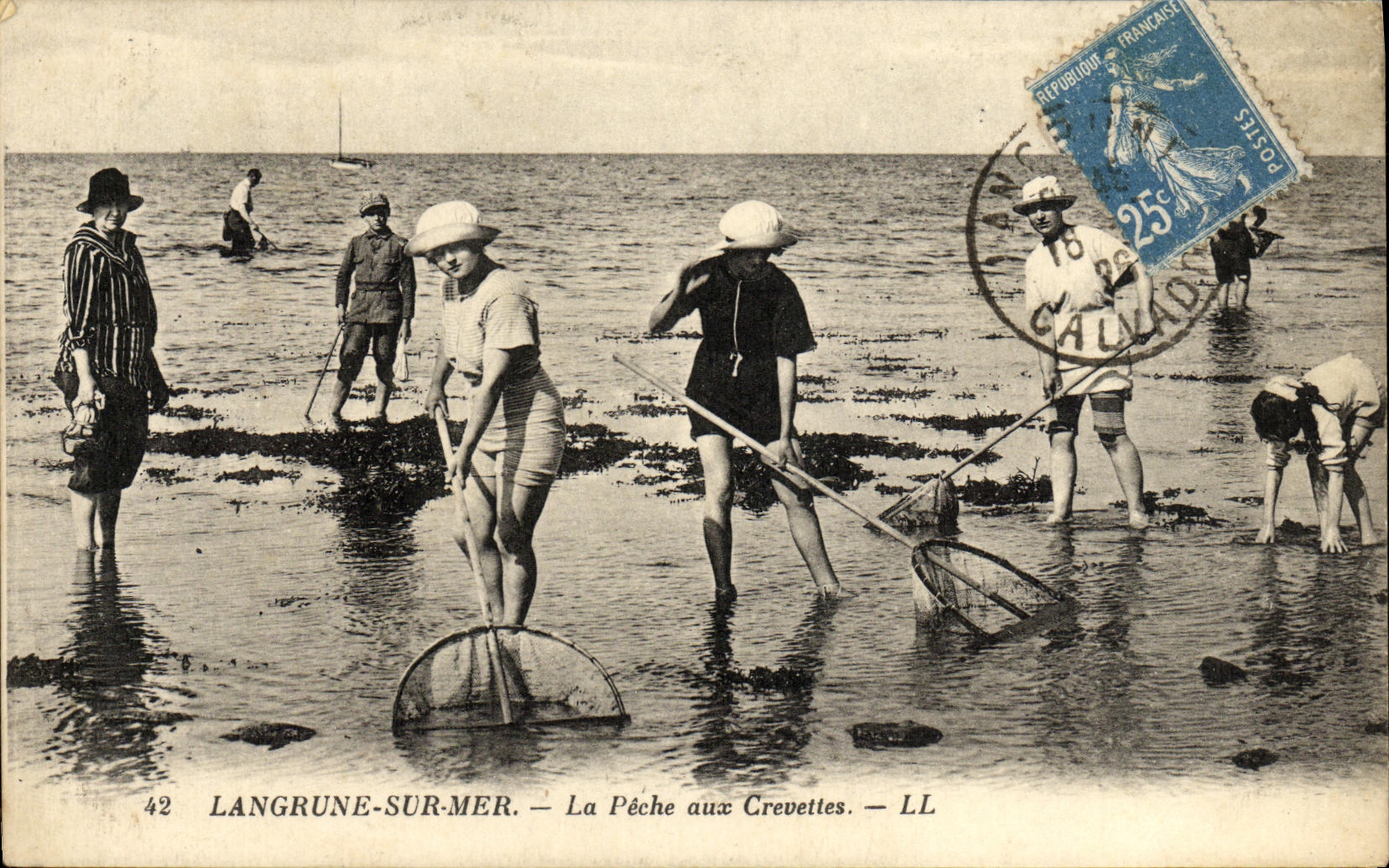 Langrune-sur-Mer — Shrimp Fishing — LL