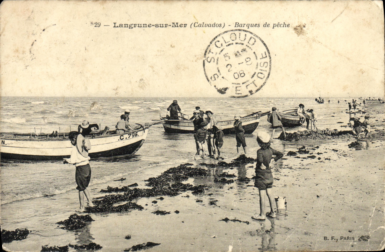 CPA Langrune Sur Mer Barques de Peche