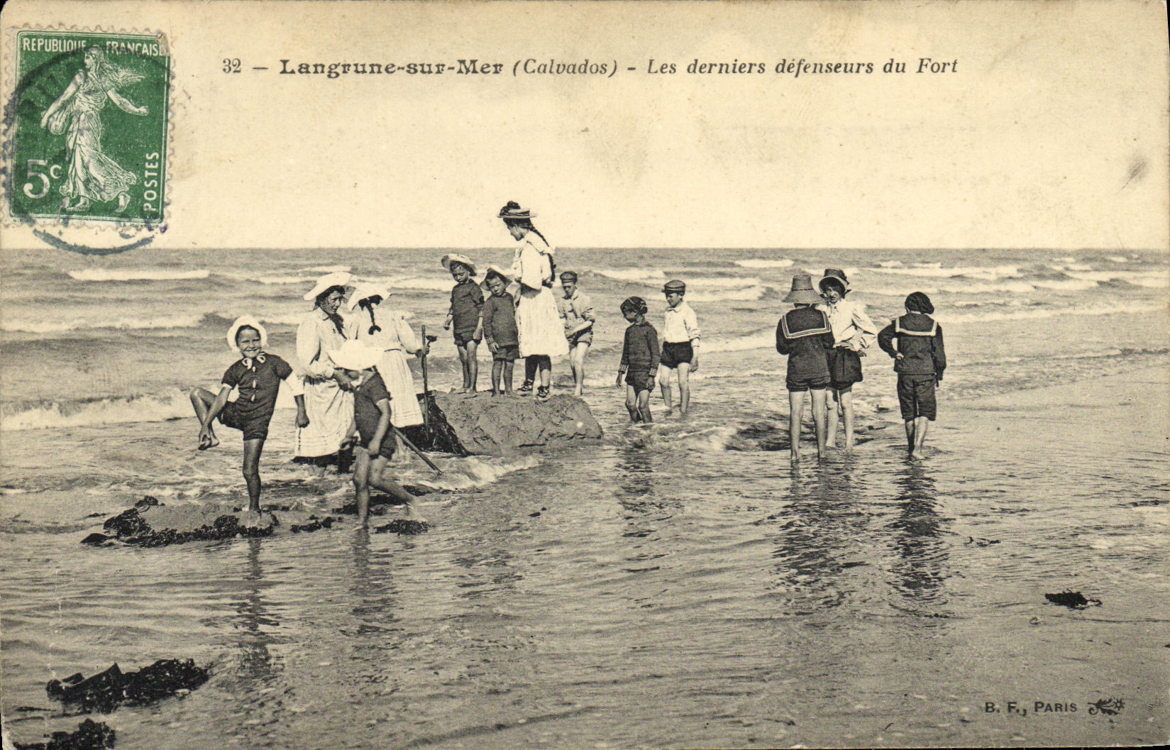 CPA Langrune Sur Mer Les Derniers Defenseurs du Fort