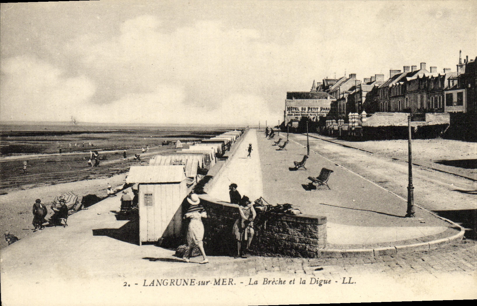 Langrune-sur-Mer — La Brèche et la Digue — LL.