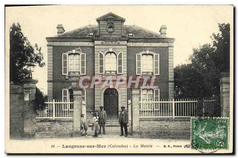 Langrune-sur-Mer (Calvados) — La Mairie — B.F., Paris