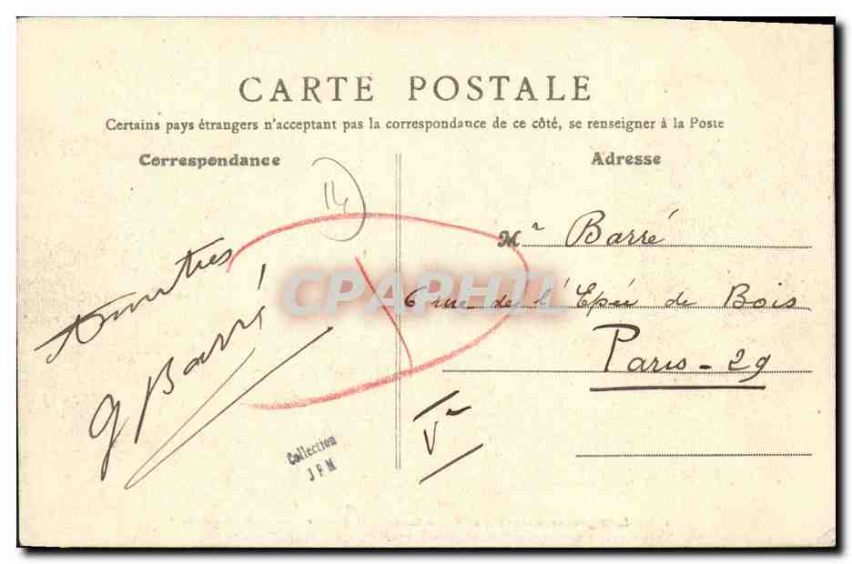 Langrune-sur-Mer (Calvados) — La Mairie — B.F., Paris — Verso