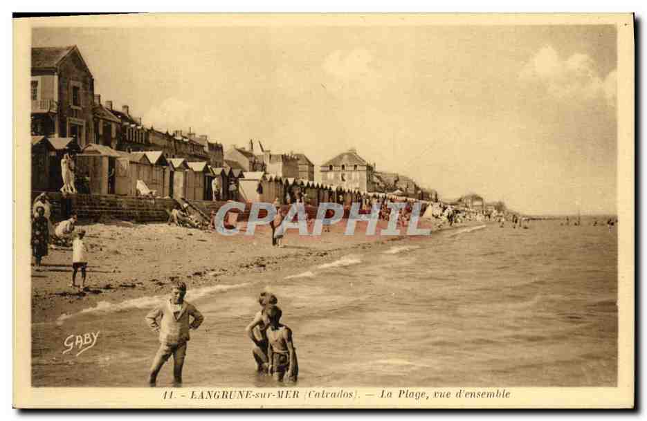 Langrune-sur-Mer (Calvados) — La Plage, vue d'ensemble — Gaby