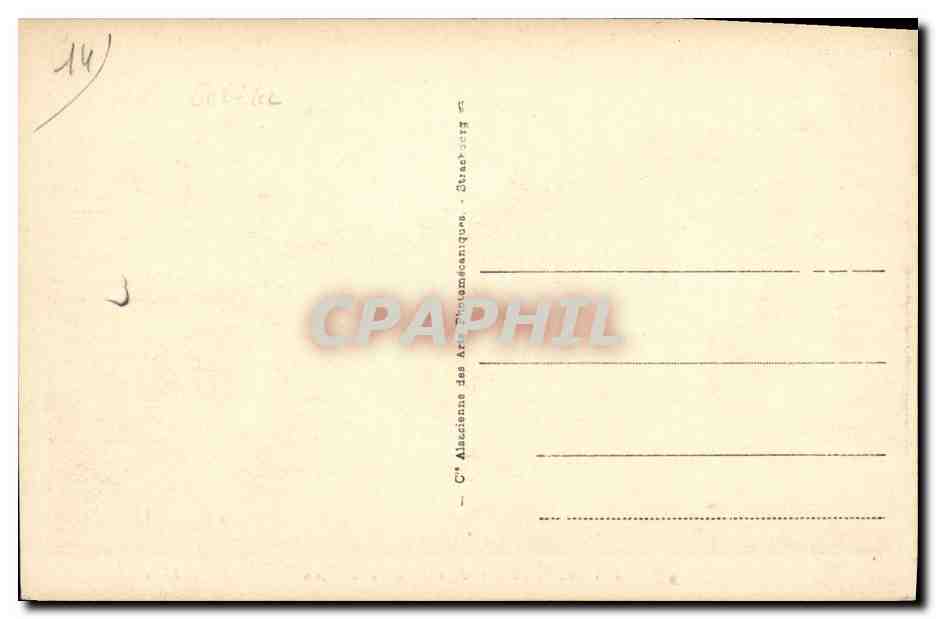 CPA Langrune Vue Generale de la Digue — Verso