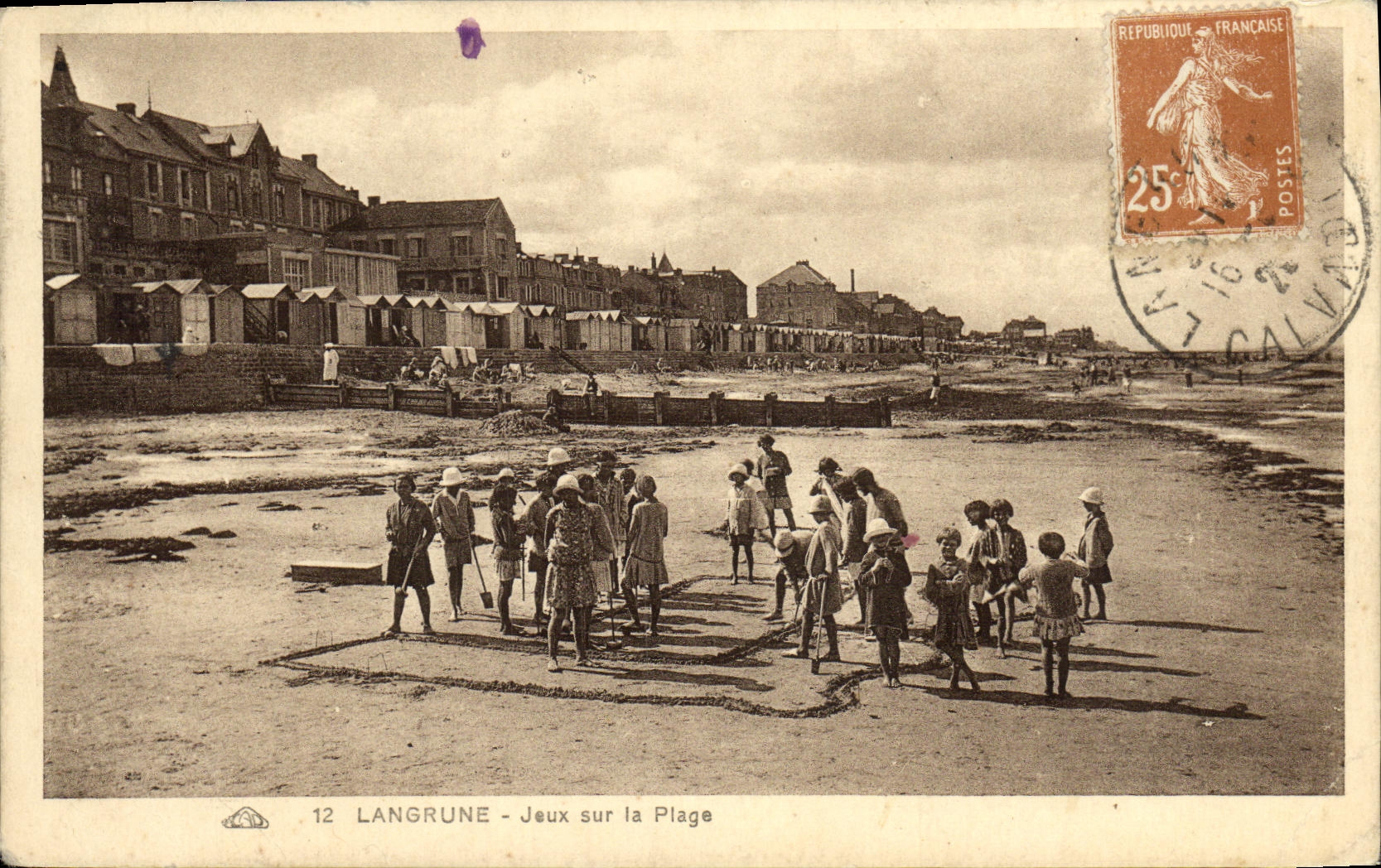 Langrune - Jeux sur la Plage — éditeur inconnu, n° 12