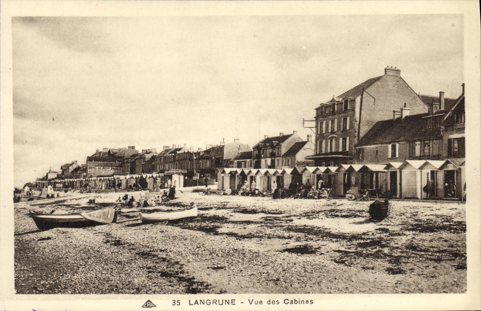 Langrune - Vue des Cabines — 35 Langrune — éditeur ARB