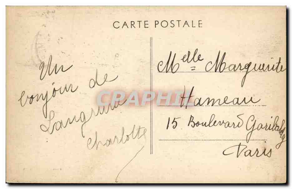 LANGRUNE-sur-MER (Calvados) — Le Grand Hôtel Cauvin — Phot. Combier Macon — Rückseite