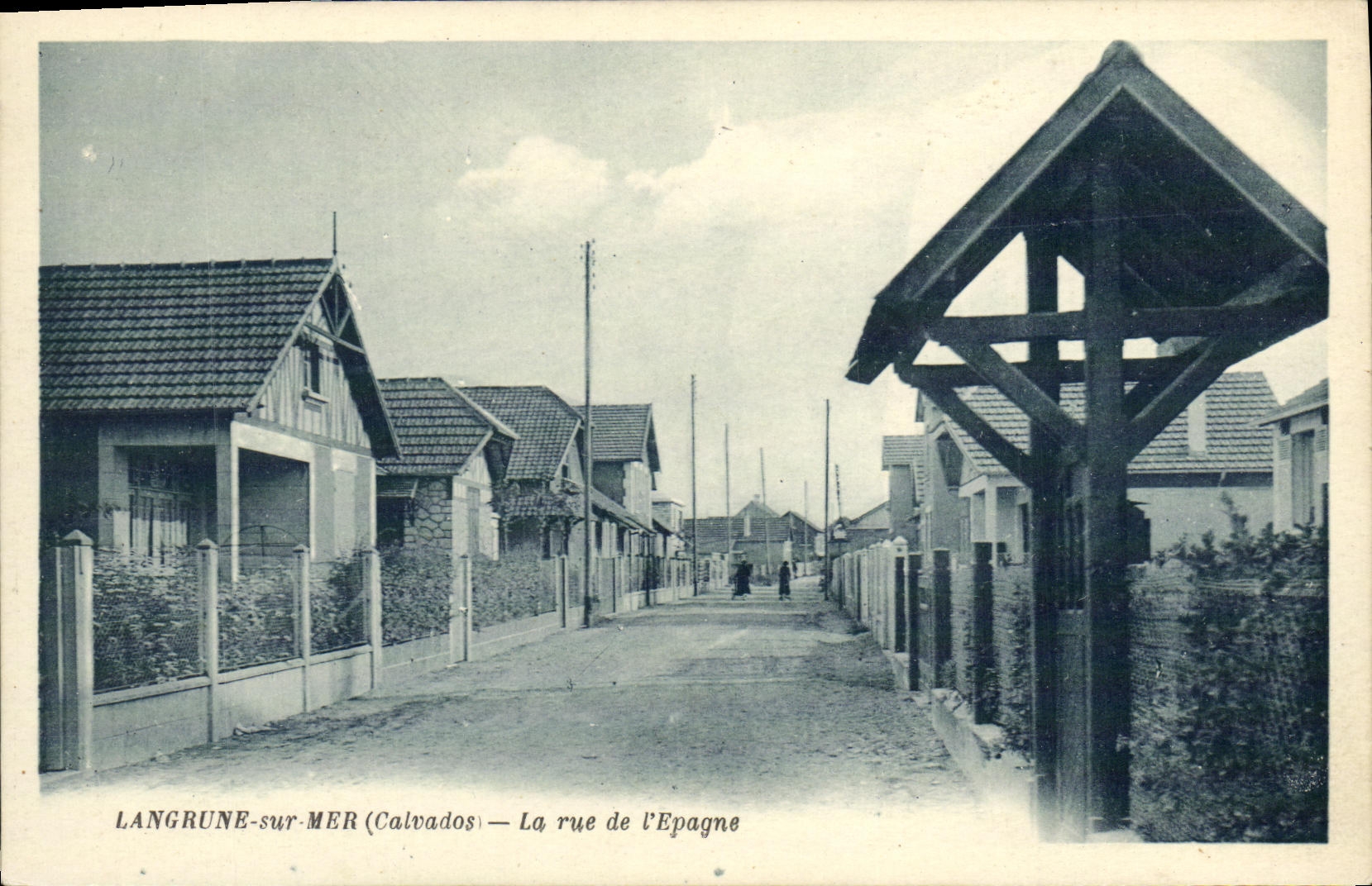 Langrune-sur-Mer (Calvados) — La rue de l'Epagne — éditeur non identifié
