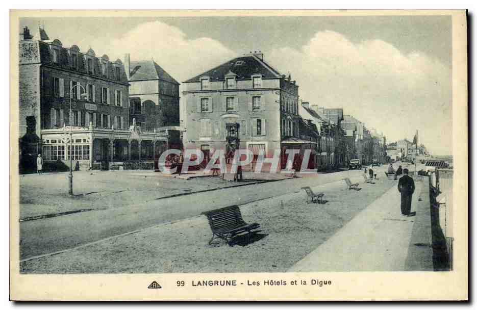 Langrune - Les Hôtels et la Digue — n° 99