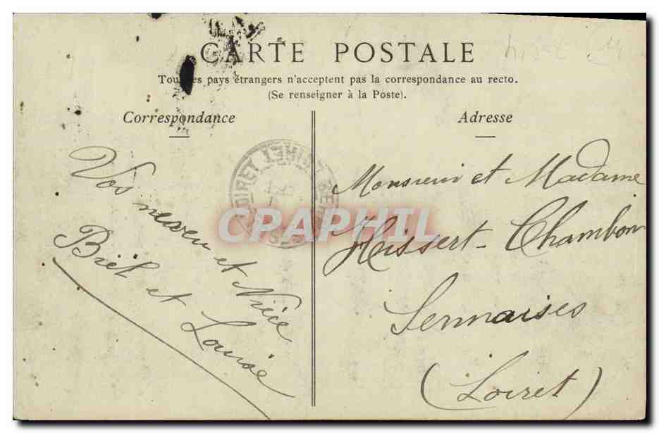 CPA Langrune Sur Mer Vue Prise du Castel — Rückseite