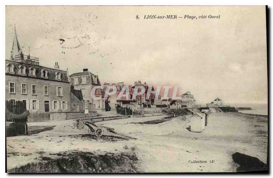 CPA Lion Sur Mer Plage Cote Ouest