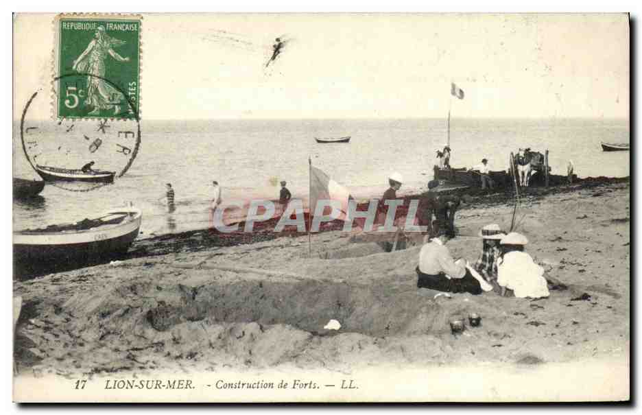 Lion-sur-Mer — Construction de Forts — LL. n°17
