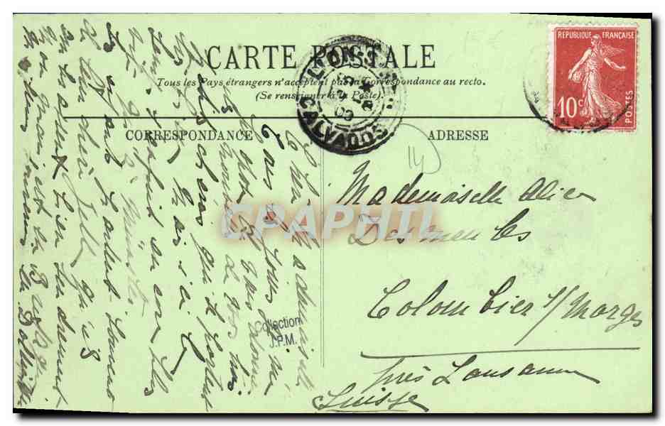 Lion-sur-Mer — La Pierre à Poissons — LL. n°41 — Verso