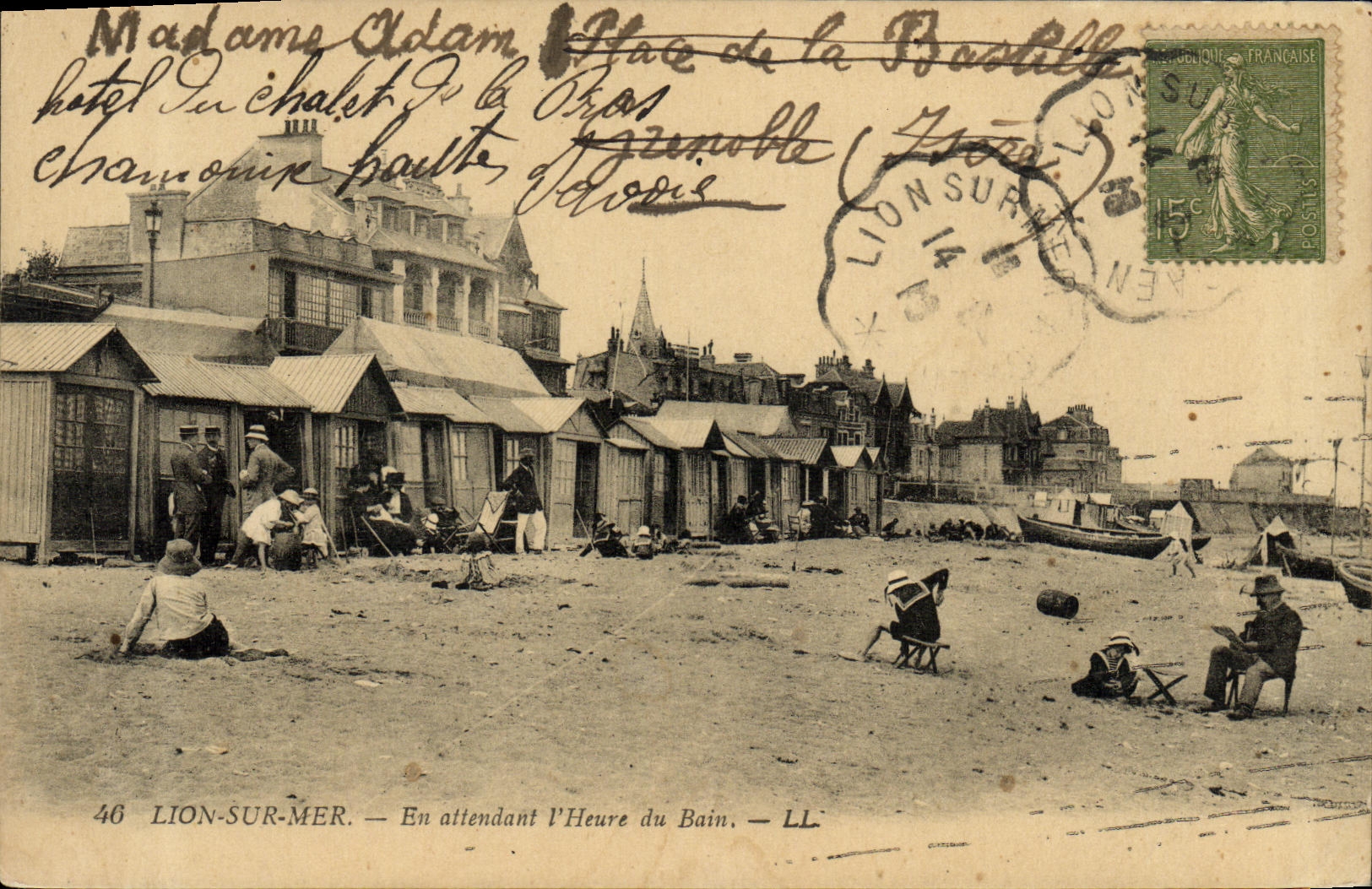CPA Lion Sur Mer En Attendant L Heure du Bain