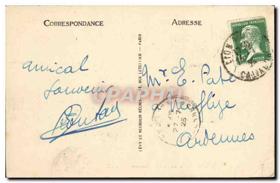 Lion-sur-Mer — Les Villas vers Hermanville — LL — Rückseite