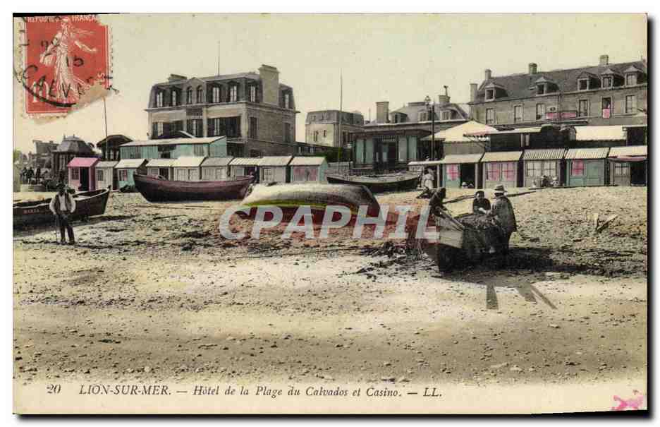 CPA Lion Sur Mer Hotel de la Plage du Calvados et Casino