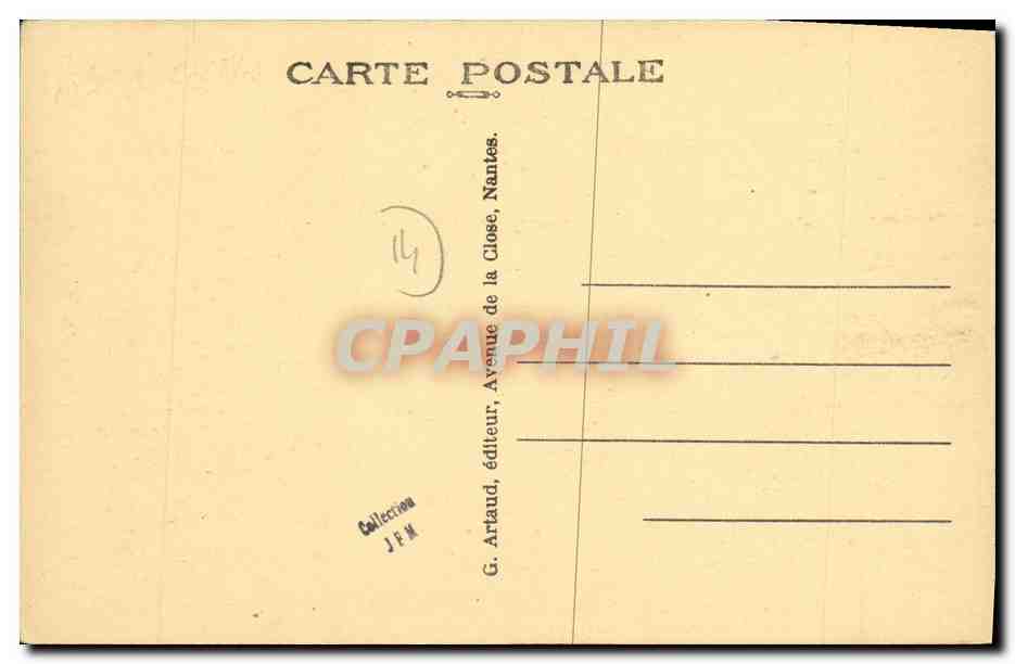 CPA Lion Sur Mer Le Monument aux Morts Pour La Patrie Militaria — Verso