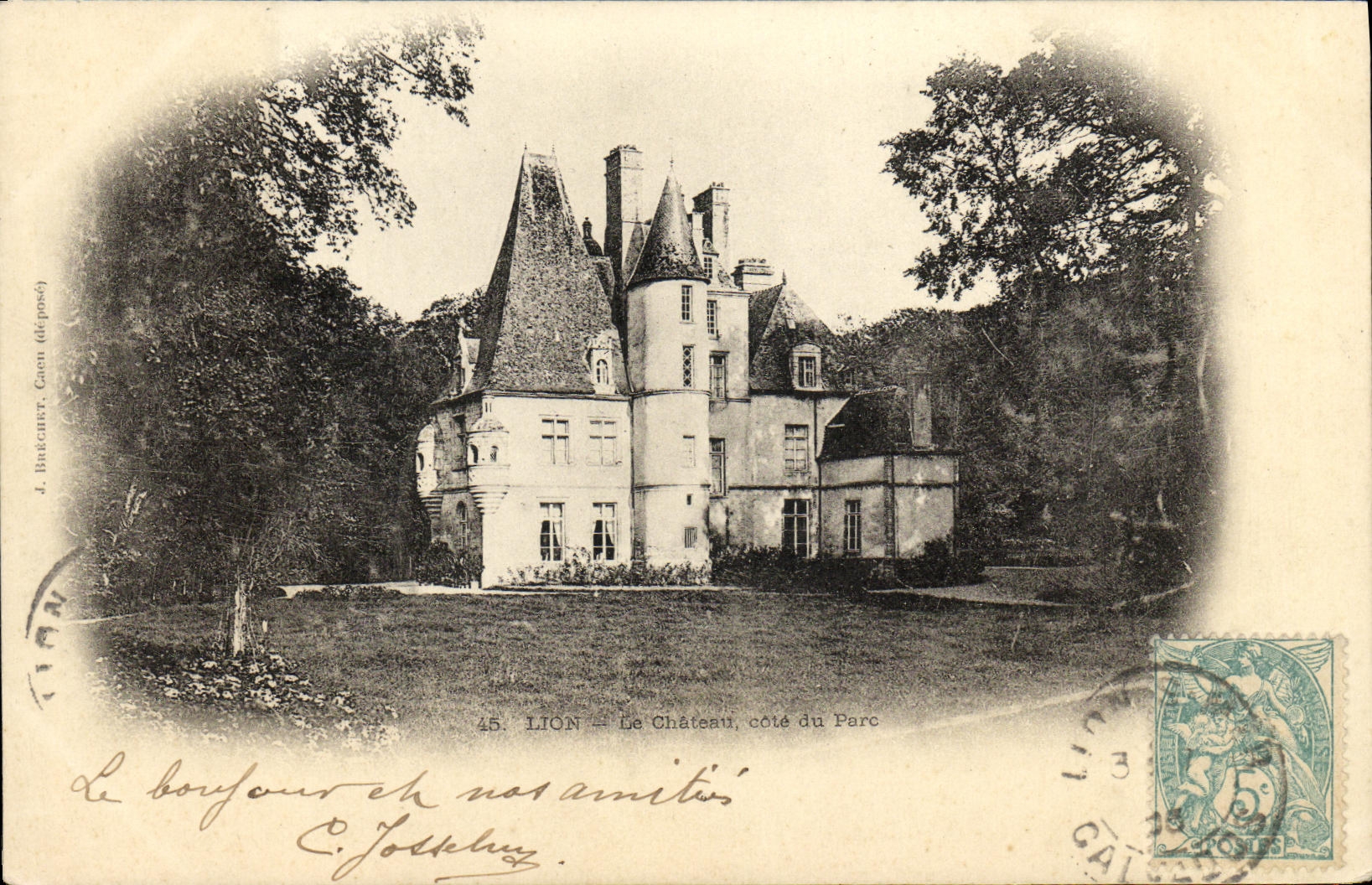 CPA Lion Le Chateau Cote du Parc