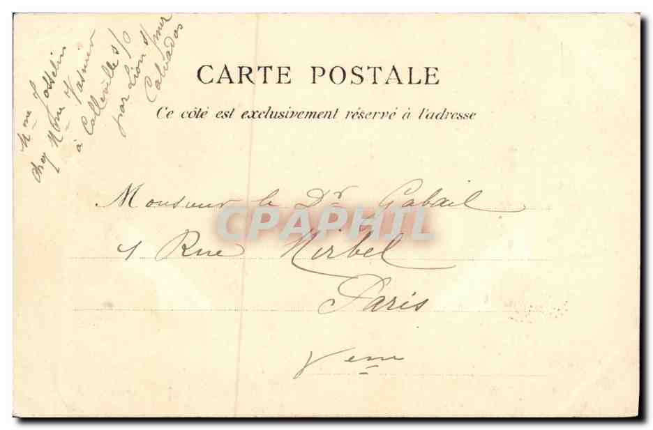 CPA Lion Le Chateau Cote du Parc — Verso