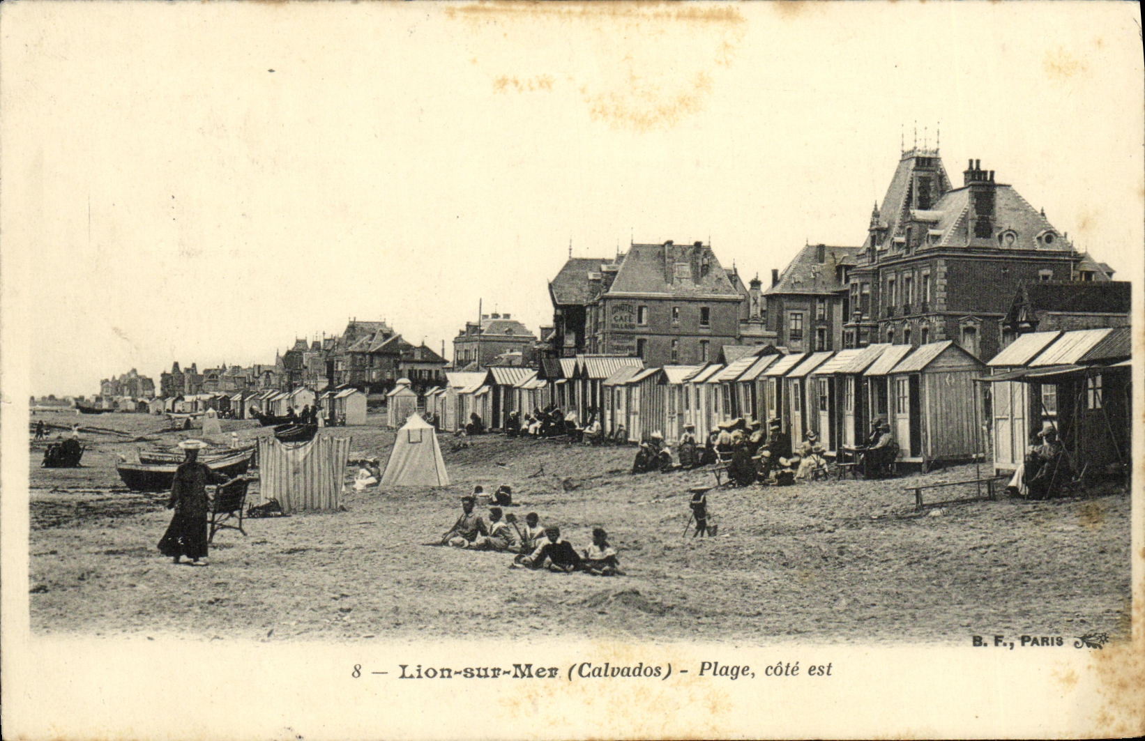 Lion-sur-Mer (Calvados) - Plage, côté est — B.F., Paris, n°8