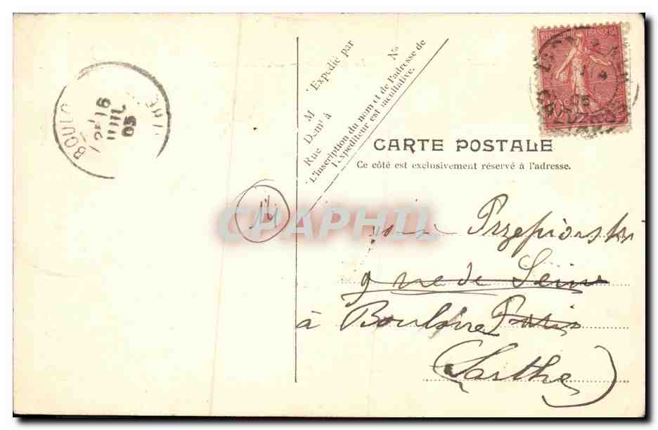 CPA Lion Sur Mer Le Chateau Cote du Parc — Rückseite