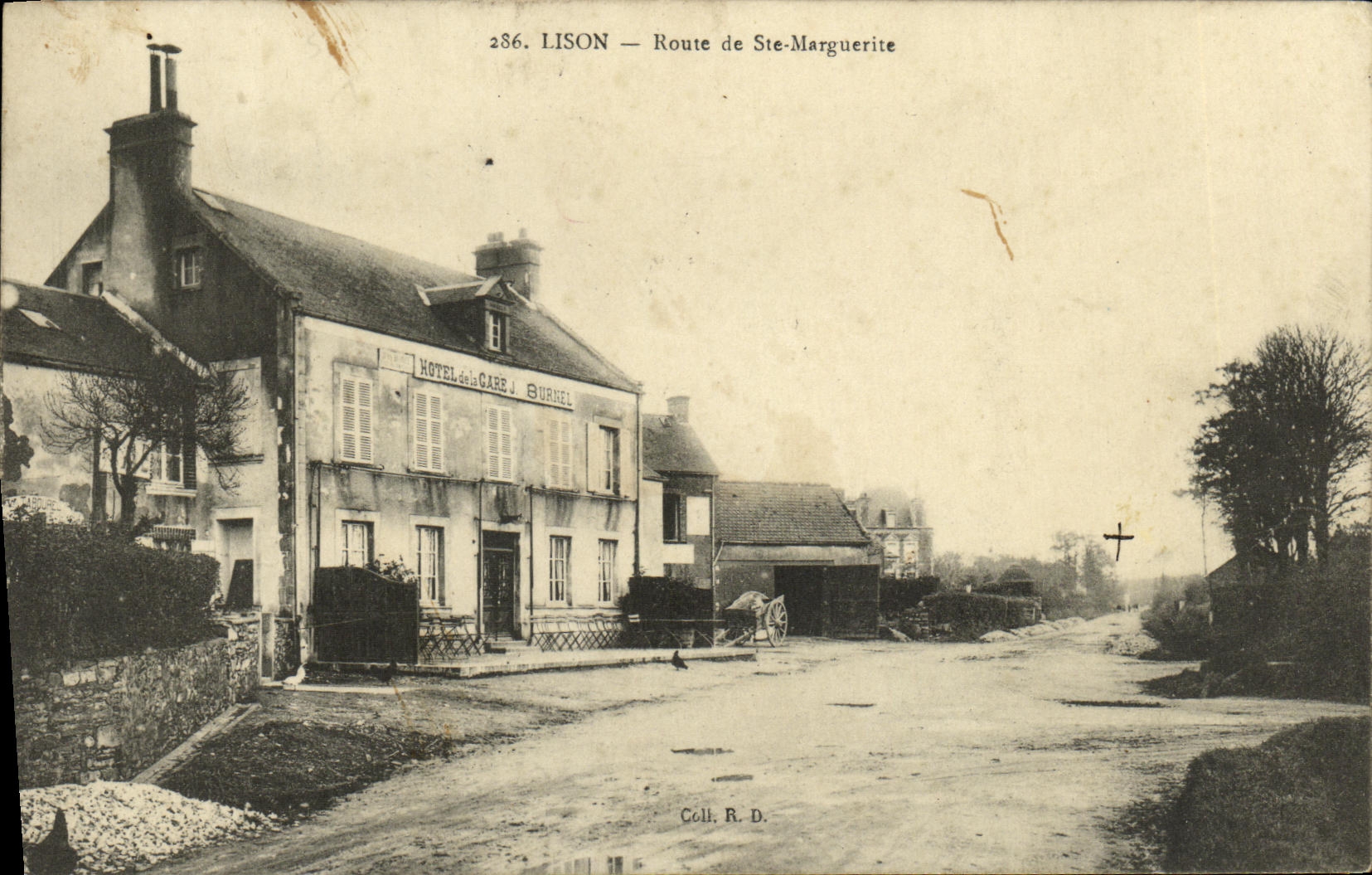 Lison — Route de Ste-Marguerite — Hôtel du Café J. BURKEL