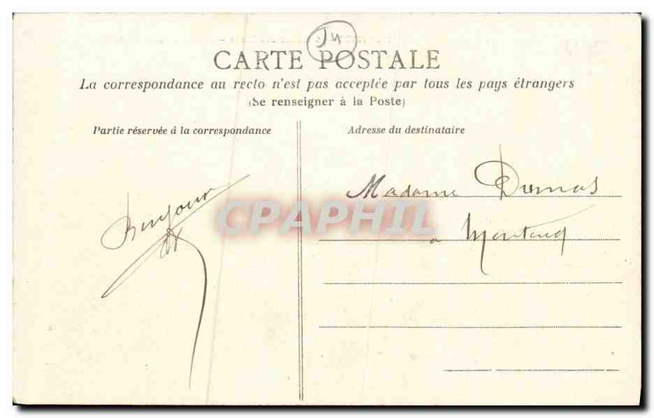 Littry — Bourg-des-Mines — Place du Marché et la Chapelle — Verso