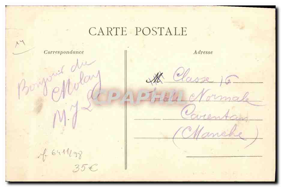CPA Littry Marche de la Mine le Jour du Concours TOP — Verso