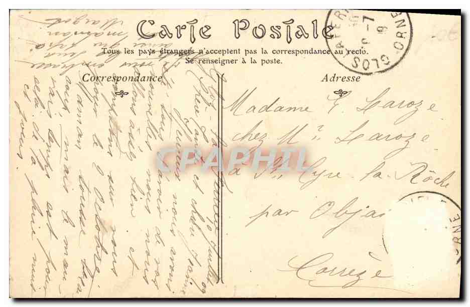 CPA Livarot La Place Paul Banaston TOP — Rückseite