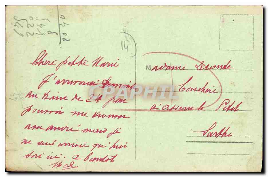 CPA Livarot a ses Heros Militaria — Rückseite
