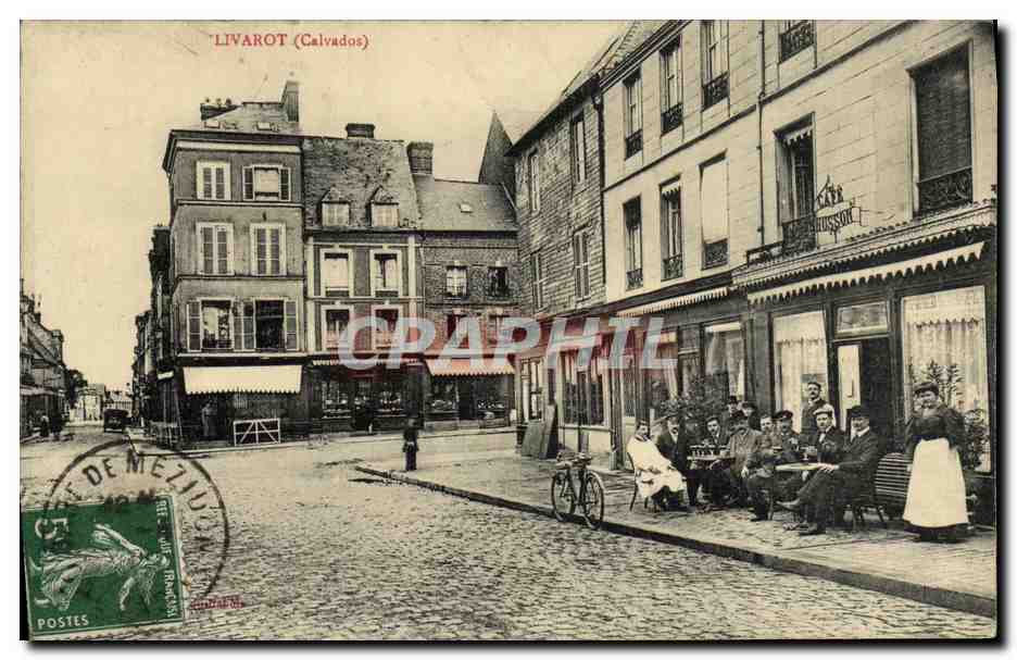 CPA Livarot CAfe Husson TOP
