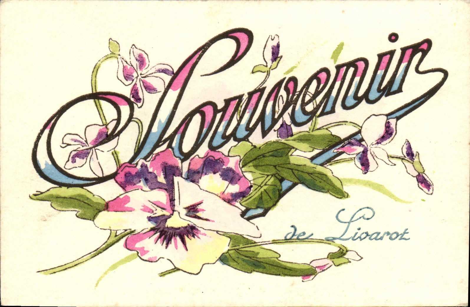 CPA Souvenir de Livarot
