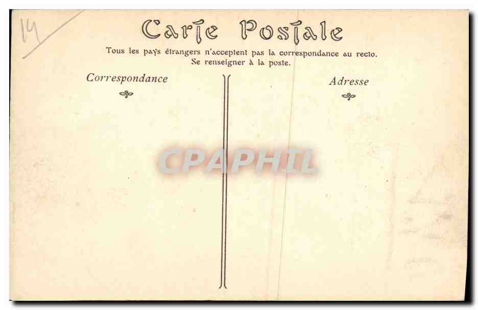 CPA Les Bords de l Orne a Louvigny — Rückseite