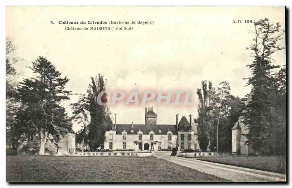CPA Chateaux du Calvades Chateau de Maisons