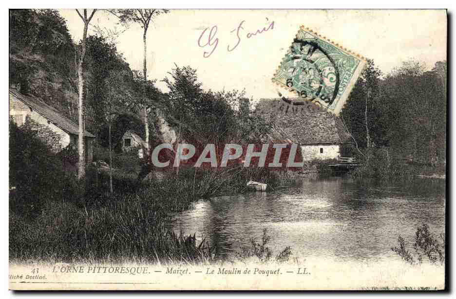 L'Orne pittoresque — Maizet — Le Moulin de Pouquet — LL.