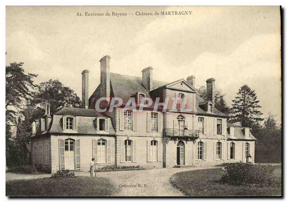 CPA Environs de Bayeux Chateau de Martragny