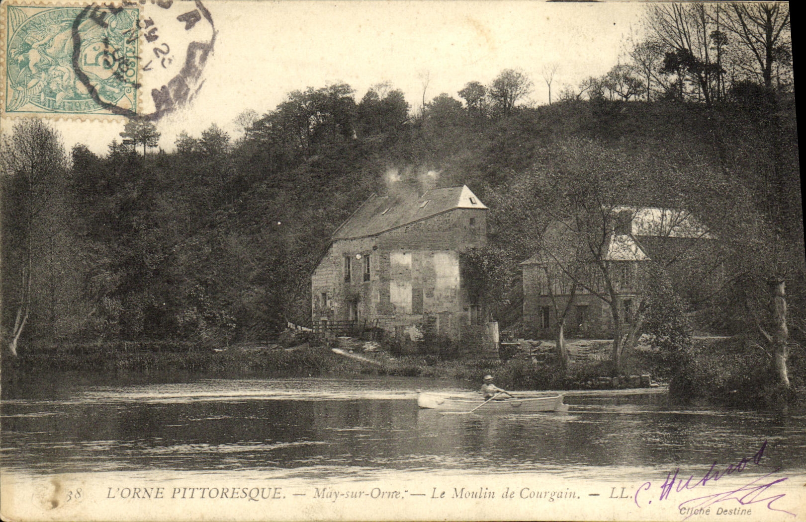 CPA L Orne Pittoresque May sur Orne Le Moulin de Courgain