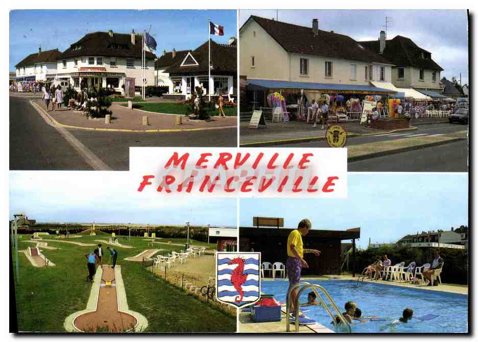 CPM La Cote Fleurie Merville Franceville