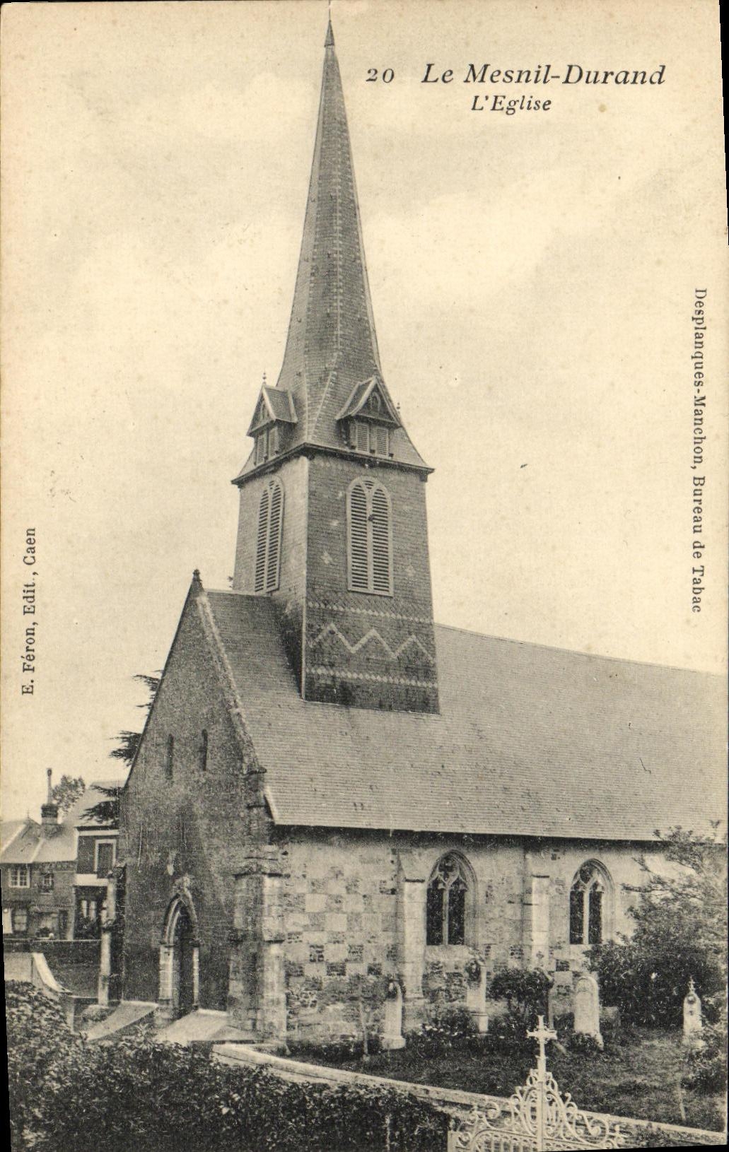 Le Mesnil-Durand — L'Église — E. Féron, Edit., Caen