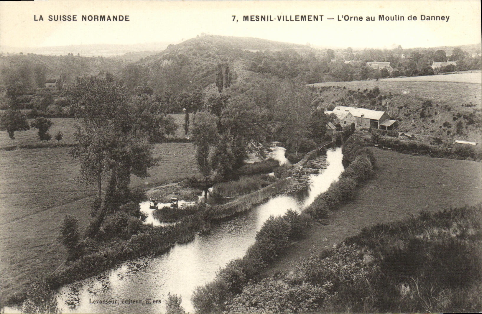 Mesnil-Villement — L'Orne au Moulin de Danney — Levasseur, éditeur
