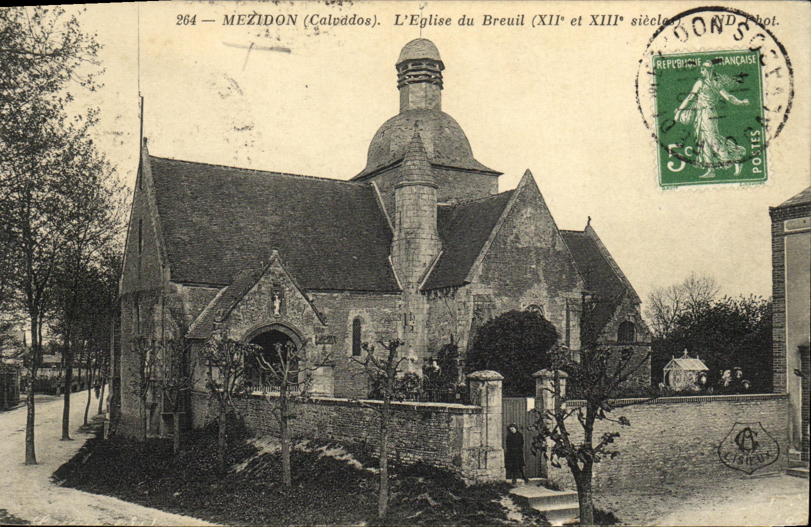 CPA Mezidon L Eglise du Breuil 